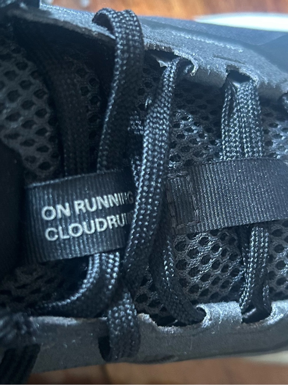 On Running Women’s Athletic Shoes - Black/White - Picture 2 of 4